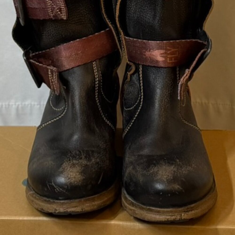 Fly London Stif Istanbul 3 Buckle Boot - sz 40 / 9 - Picture 4 of 11